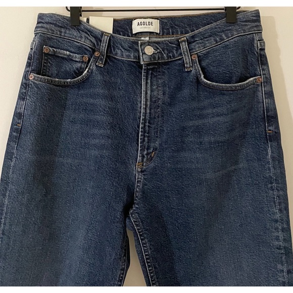 AGOLDE Wilder Mid-Rise Straight Jeans Size 30 NWT - Picture 8 of 14